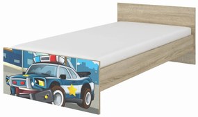 Raj posteli Detská posteľ " Policia " MAX dub sonoma