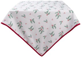 Štvorcový stolný obrus Holly Christmas M - 150 * 150 cm