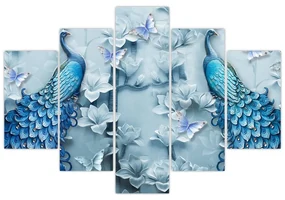 Obraz pávov (150x105 cm)
