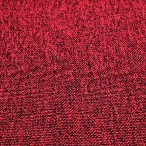 Spoltex, Metrážny koberec Balance 35 červený, na mieru, šíře 4m, červená, filc, chodba / predsieň