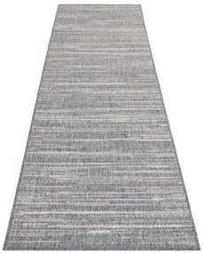 ELLE Decoration, Kusový koberec Gemini 105543 Silver z kolekcie Elle – na von aj na doma, 120x170, šedá, chodba / predsieň