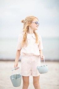 Scrunch silikónová kanvička na vodu, Duck Egg Blue