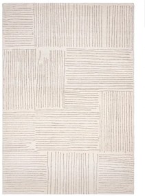 Krémovo strieborný vlnený koberec Estonia Šírka: 160 cm | Dĺžka: 230 cm