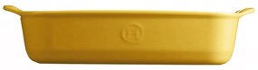 Žltá keramická obdĺžniková zapekacia misa Emile Henry Ultime, 29 × 19 cm