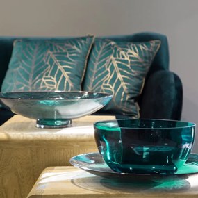 Dekoračný tanier LILI 6 1 tyrkysový