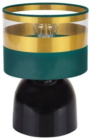 Stolná lampa Intense Gold, 1x textilné tienidlo (výber zo 6 farieb), (výber z 3 farieb konštrukcie)