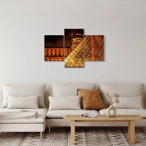 Obraz Louvre v Paríži (90x60 cm)