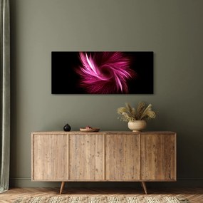 Obraz - ružová abstrakcia (120x50 cm)