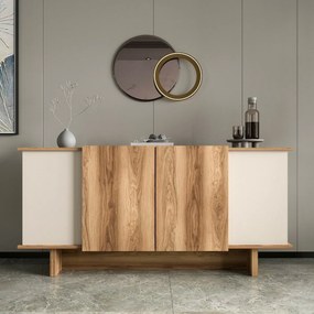 Skrinka Diana Sand and Walnut