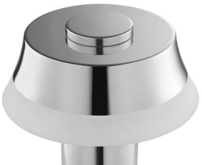 Brilliant - LED dotyková stmievateľná nabíjateľná stolná lampa KINICH LED/2,5W/5V 2700K lesklý chróm