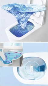 Erga Erga, závesný set pod omietku Laveo Akan + závesná WC misa Lily+ s toaletným sedadlom z duroplastu + splachovacie tlačidlo, čierna matná, ERG-SETLAVLILYBKBK