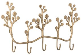 Kovový nástenný vešiak v zlatej farbe 57 cm Padova – Bloomingville