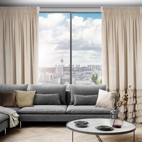 ZATEMŇOVACÍ ZÁVES NA PÁSKE DANI 140X250 CM BÉŽOVÁ