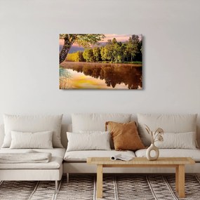 Obraz - Za riekou (90x60 cm)