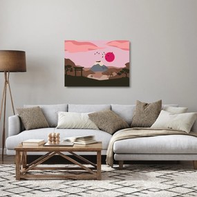 Sklenený obraz - Japonsko N⁰2 (70x50 cm)