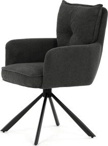 Jedálenská stolička sivá HC-X1128 GREY2
