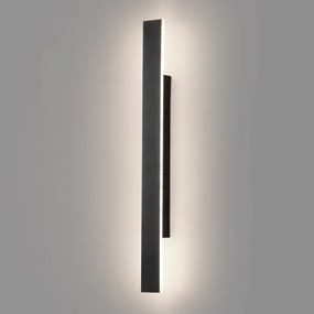 LED Vonkajšie nástenné svietidlo WOW LED/11W/230V 3000/4000/6000K 60 cm IP54 čierne