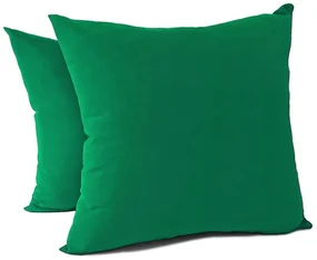 Dekorstudio Tmavo zelená obliečka na vankúš
