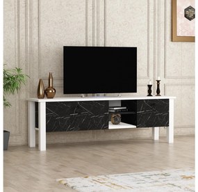 TV stolík/skrinka Tuteku 2 (biela + čierna) . Vlastná spoľahlivá doprava až k Vám domov. 1095362