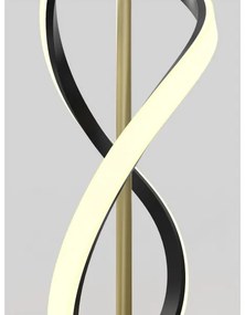 Wofi 3134-104 - LED Stmievateľná stojacia lampa INDIGO LED/31W/230V čierna/zlatá