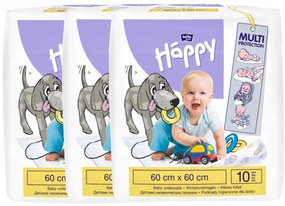 Jednorázové prebaľovacie podlžoky Bella Baby Happy 60x60 30ks