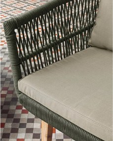 Súprava záhradného nábytku z akáciového dreva Kave Home Inti