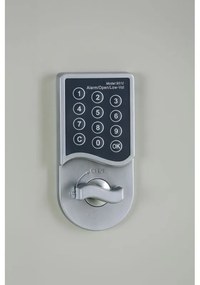 Spisová skriňa s kódovým zámkom, 1850 x 900 x 400 mm, sivá