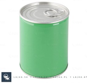 Flowcan plechovka zelená so semienkami petunie 6,5×9 cm
