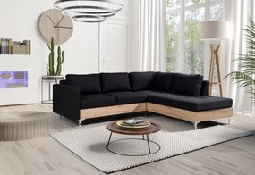 Expedo Rohová sedačka BLOOM WOOD, 235,5x70x212 cm, avellino 118/artisan, pravý