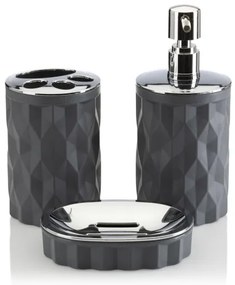 Kúpeľňový set REINA 5 ks antracit/chróm