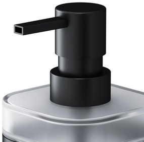 Dávkovač mydla AM.PM Func A8F36922 nástenný, sklo, čierny