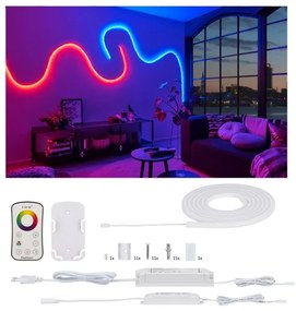 Paulmann 70966 - LED-RGB/27W IP67 Vonkajší stmievateľný pásik FLOW 3m 230/24V