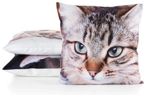 DETSKÁ DEKORAČNÁ OBLIEČKA NA VANKÚŠ ANIMAL67 45X45 CM VZOROVANÁ