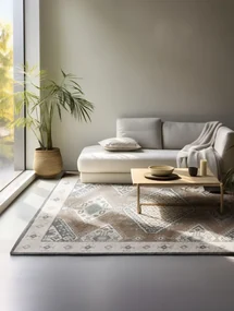 Koberec Hanse Home Terrain Lakan hnedý / krémový