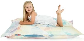 Veľký relaxačný vankúš Pastel Abstract – moderný dizajn a pohodlie pre každého Veľkosť: XL