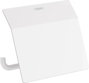Hansgrohe AddStoris, držiak na toaletný papier s krytkou, biela matná, HAN-41753700