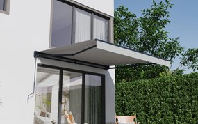 Elektrická markíza BestBerg BBSU-E350LG / 350 × 300 cm / svetlo sivá