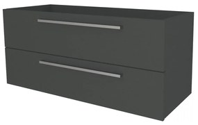 Mereo, Mereo Bino, kúpeľňová skrinka 121 cm, Multidecor, Šedá antracit, MER-CN693SSEAN