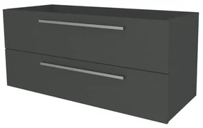 Mereo, Mereo Bino, kúpeľňová skrinka 121 cm, Multidecor, Šedá antracit, MER-CN693SSEAN