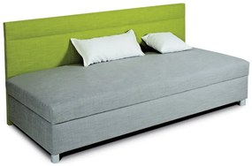 VANDA s dlhým čelom - 90x200 cm, Polyuretan, Lamelový rošt-Prístup od nôh