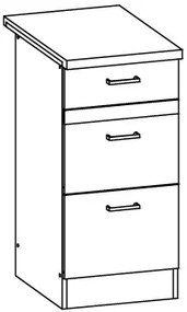 Dolná kuchynská skrinka Estell EZ12 D40 S3. Vlastná spoľahlivá doprava až k Vám domov. 762610