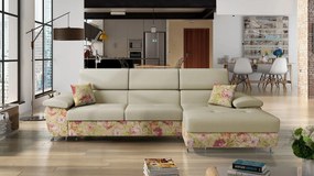 Rohová rozkladacia pohovka Alvin Mini Premium, Dostupné poťahy: Sorriso 01+Sorriso 12+Sorriso 01, Strana: ľavá