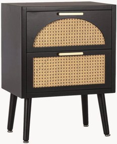 Drevený nočný stolík so zásuvkami Josine