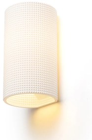 RENDL R13999 CALLUM nástenná lampa, dekoratívne biela Eco PLA