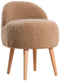 Detské kreslo MIKI priemer 46 cm hnedé