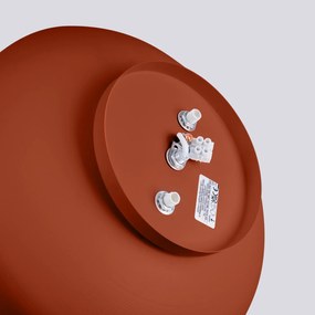 Stropné svietidlo Omiq, 1x okrovo červené kovové tienidlo, (biely plast), (fi 30 cm)