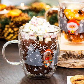 4Home Termo pohár Mug Santa Hot&Cool 270 ml, 2 ks