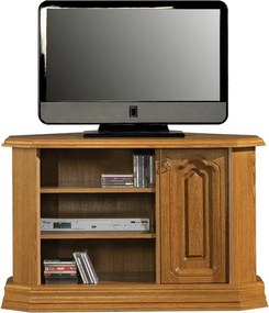Rustikálny TV stolík Kinga F - drevo D3
