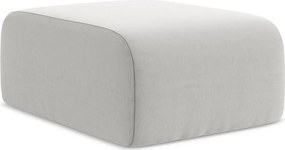 Svetlosivá zamatová podnožka Lani – Makamii