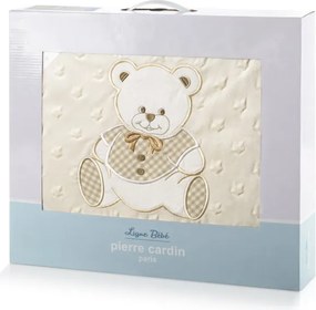 Detská deka Pierre Cardin BABY 4 béžová / biela